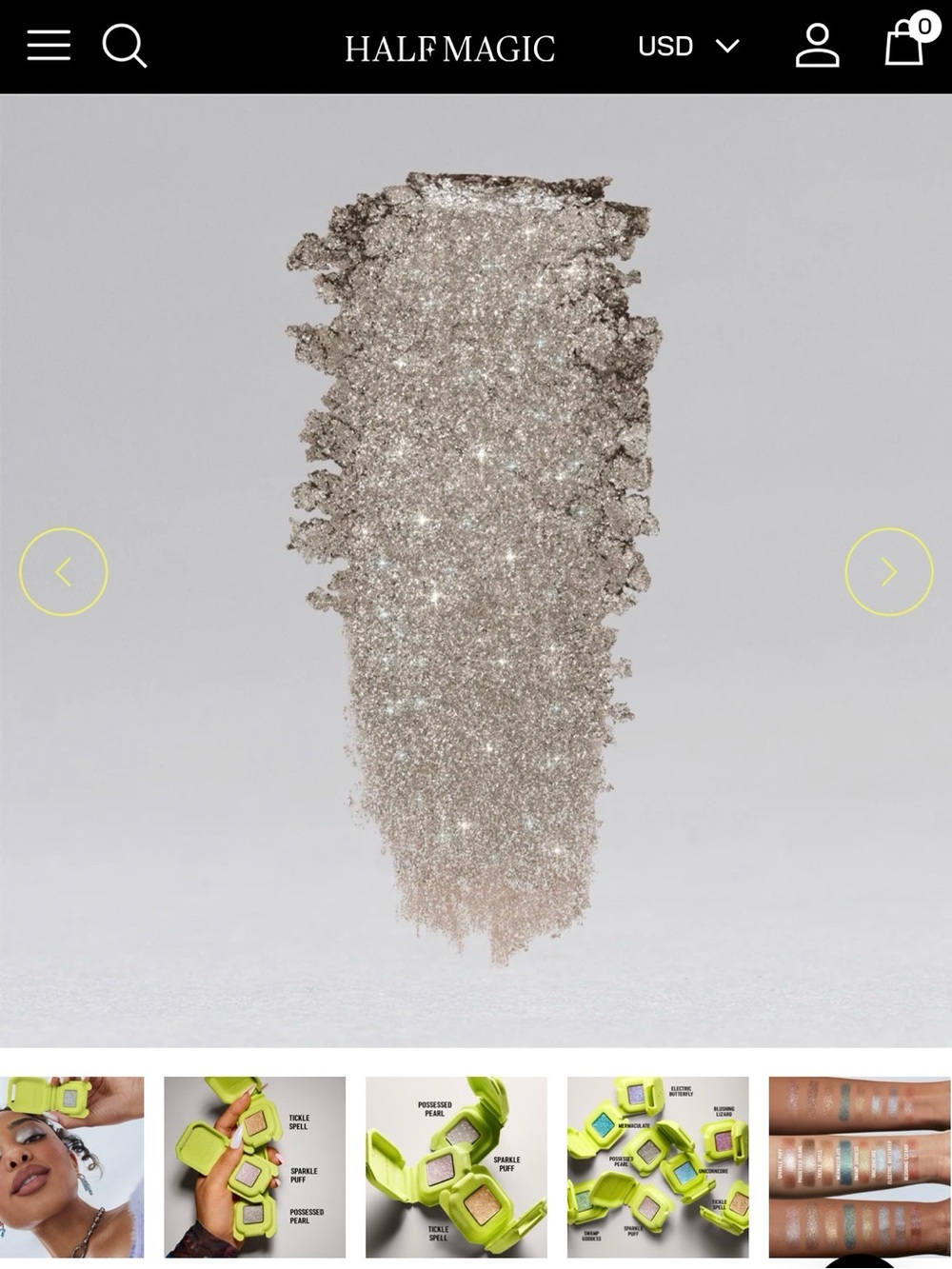 HALF MAGIC - Eyeshadow single NEW (Possessed Pearl - Duo Chrome)